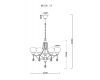 Подвесная люстра MyFar Mistic MR1581-5P