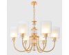 Подвесная люстра Crystal Lux ELENA SP6 GOLD