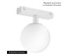 Трековый магнитный светильник Arlight MAG-VIBE-SFERO-R120-6W Warm3000 (WH, 235 deg, 48V) 044458