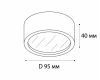 Потолочный светильник Italline M04-525-95 white 4000K