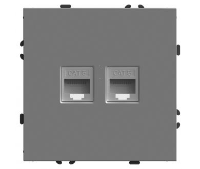 Купить Розетка компьютерная 2-местная RJ-45 Stekker Эмили RST00-5111-10 49952 Розетка компьютерная 2-местная RJ-45 Stekker Эмили RST00-5111-10 49952