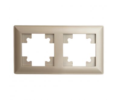 Купить Рамка двухместная Stekker PFR00-7002-02 Катрин 39803 Рамка двухместная Stekker PFR00-7002-02 Катрин 39803