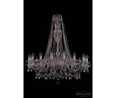 Купить Подвесная люстра Bohemia Ivele Crystal 1411/16/400/XL-115 G Подвесная люстра Bohemia Ivele Crystal 1411/16/400/XL-115 G