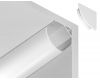 Алюминиевый угловой профиль Ambrella Light Alum Profile GP2100WH