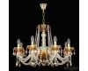 Подвесная люстра Bohemia Ivele Crystal 5402/8/240 G Amber/M-1F K721