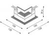 Коннектор угловой Lumker SY-LINK-CNLV-T1-WH 013607