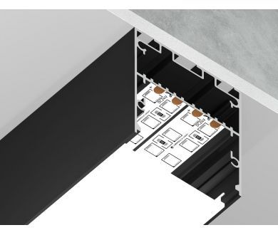 Купить Алюминиевый профиль Ambrella Light Profile System GP3050BK Алюминиевый профиль Ambrella Light Profile System GP3050BK