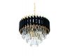 Подвесная люстра Lumina Deco Funneli LDP 6003-400 BK+F.GD