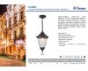 Уличный подвесной светильник Feron Вильнюс PL585 41166