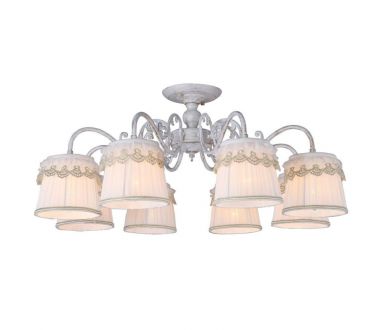 Купить Потолочная люстра Arte Lamp Merletto A5709PL-8WG Потолочная люстра Arte Lamp Merletto A5709PL-8WG