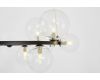 Подвесная люстра Lumina Deco LDP 7033-15 BK+CL