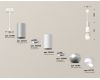 Подвесной светильник Ambrella Light Techno Spot XP1103010 (A2301, C6324, A2060, C6322, A2060, C1103, N7175)
