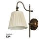 Бра Arte Lamp Seville A1509AP-1PB