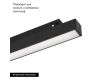 Трековый магнитный светильник Arlight MAG-FLEX-FLAT-L465-16W Warm3000 (BK, 80 deg, 48V) 047206