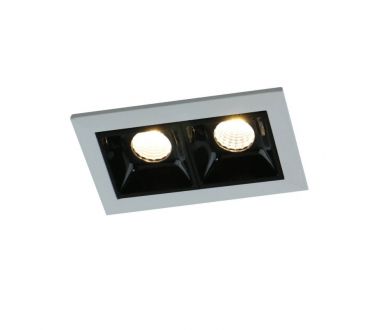 Купить Встраиваемый светодиодный светильник Arte Lamp Grill A3153PL-2BK Встраиваемый светодиодный светильник Arte Lamp Grill A3153PL-2BK
