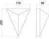Настенный светильник Arte Lamp Trapeze A2033AP-1BK