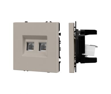 Купить Механизм сдвоенной компьютерной розетки Arlight SCT-NOBE-MPC2-SFPL-CA (RJ-45, CAT6) 059450 Механизм сдвоенной компьютерной розетки Arlight SCT-NOBE-MPC2-SFPL-CA (RJ-45, CAT6) 059450