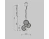 Подвесной светильник Maytoni Reels MOD268PL-03G