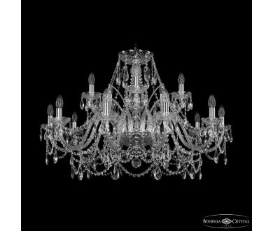 Купить Подвесная люстра Bohemia Ivele Crystal 1411/10+5/360 Ni Подвесная люстра Bohemia Ivele Crystal 1411/10+5/360 Ni