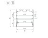 Алюминиевый профиль Arlight LINE-S-5050-2000 BLACK 041839