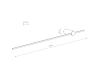 Настенный светильник Nowodvorski Saber Led L Black 10854