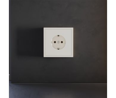 Купить Накладка для розетки с заземлением Voltum S70 (хлопок) VLS000613 Накладка для розетки с заземлением Voltum S70 (хлопок) VLS000613