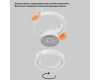 Встраиваемый светильник Crystal Lux CLT 001C1 WH V2