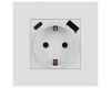 Розетка со шторками с USB type-A+C Эра 12-4108-01М Б0067711