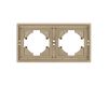 Рамка пластиковая на 2 поста Arlight FRM-TENDO-SFPL-2-GD 054647