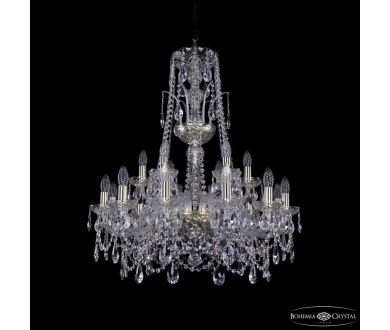 Купить Подвесная люстра Bohemia Ivele Crystal 1411/12+6/240/XL-83 G Подвесная люстра Bohemia Ivele Crystal 1411/12+6/240/XL-83 G