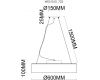 Подвесной светильник Wertmark Edera WE510.01.723