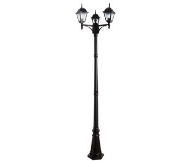 Купить Садово-парковый светильник Arte Lamp Bremen A1017PA-3BK Садово-парковый светильник Arte Lamp Bremen A1017PA-3BK