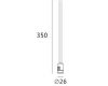 Потолочный крепеж Italline Fantom IT010-4016 black