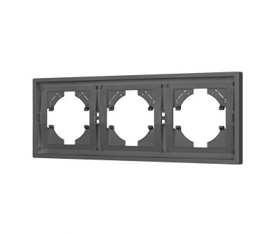 Купить Рамка пластиковая на 3 поста Arlight FRM-TENDO-SFPL-3-GR 054652 Рамка пластиковая на 3 поста Arlight FRM-TENDO-SFPL-3-GR 054652