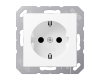 Розетка Schuko Jung EP1420WWM