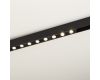 Трековый магнитный светильник Arlight MAG-DOTS-25-L600-18W Warm3000 (BK, 30 deg, 24V, DALI) 046327
