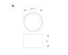 Накладной светильник Arlight SP-BISCOTTO-R140-15W Warm3300-MIX (WH, 80 deg, 230V) 054917