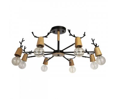 Купить Люстра на штанге Loft IT Sven 10024/8 Black Люстра на штанге Loft IT Sven 10024/8 Black