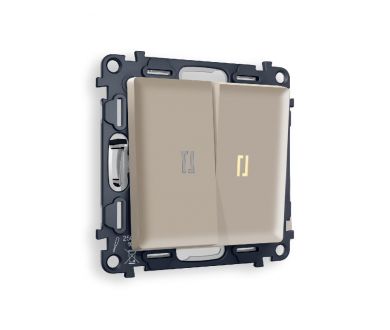 Купить Комплект механизма 2-кл выключателя с подсветкой Ambrella Volt Alfa MA364010 Комплект механизма 2-кл выключателя с подсветкой Ambrella Volt Alfa MA364010