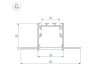 Профиль Arlight SL-LINIA32-FANTOM-3000 ANOD 036225