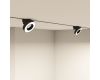 Трековый однофазный светильник Denkirs Smart Linear DK8027-BK