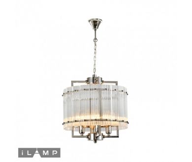 Купить Подвесная люстра iLamp Silverstone P9503-4 Nickel Подвесная люстра iLamp Silverstone P9503-4 Nickel