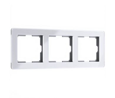 Купить Рамка на 3 поста Werkel Acrylic белый 4690389184871 W0032701 Рамка на 3 поста Werkel Acrylic белый 4690389184871 W0032701
