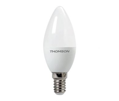 Купить Лампа светодиодная Thomson E14 6W 3000K свеча матовая TH-B2013 Лампа светодиодная Thomson E14 6W 3000K свеча матовая TH-B2013