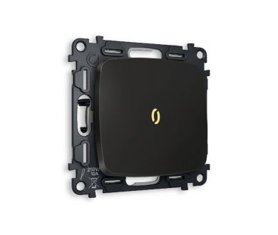 Купить Комплект механизма 1-кл выключателя с подсветкой Ambrella Volt Omega MO802010 Комплект механизма 1-кл выключателя с подсветкой Ambrella Volt Omega MO802010