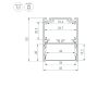 Алюминиевый профиль Arlight SL-LINE-4050-3L-2000 ANOD 044666