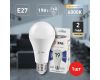 Лампа светодиодная Эра E27 19W 6000K LED A65-19W-860-E27 Б0031704