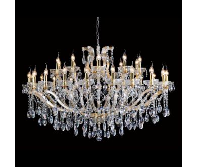 Купить Подвесная люстра Crystal Lux Hollywood SP20+10 Gold Подвесная люстра Crystal Lux Hollywood SP20+10 Gold