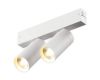 Трековый однофазный светильник AM Group Plain Opal AM590 2X10W 3000K WH
