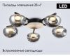 Потолочная люстра Ambrella Light High Light Modern LH12009